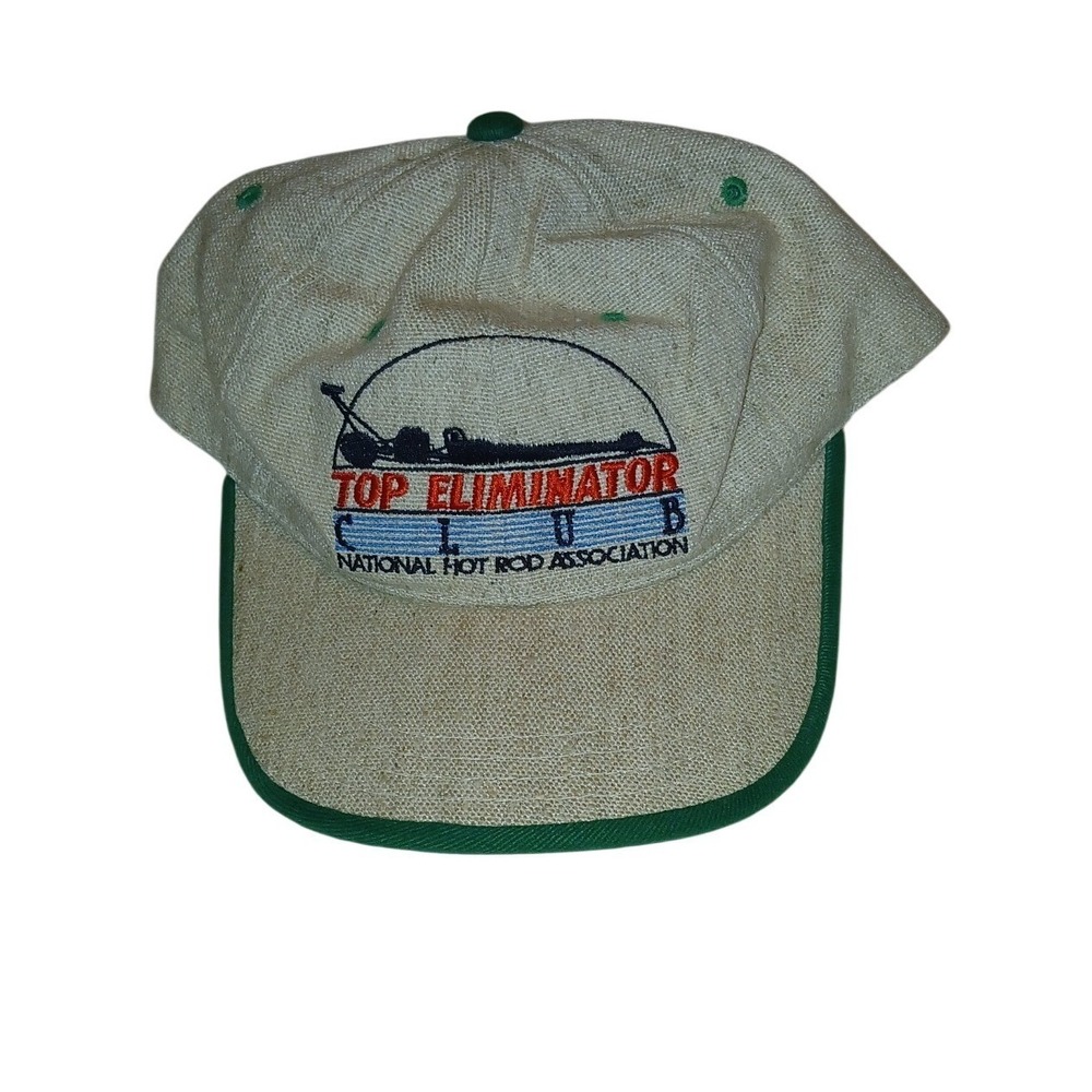 Sport Service NHRA Hat Mens OSFM Beige 1998 Gatornationals Linen Blend Vintage